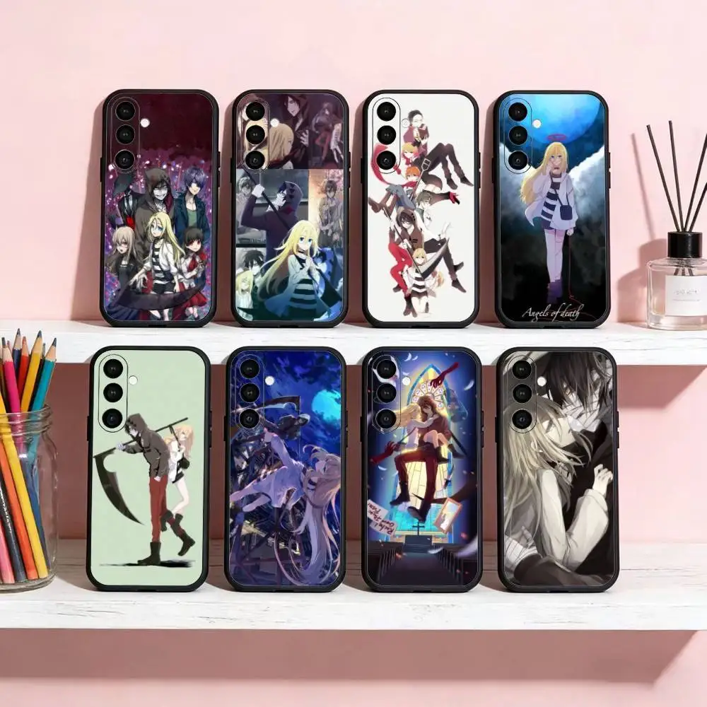 

A-Angels of Anime Death Phone Case For Samsung Galaxy A20,21s,22,31,32,52,53,72,73,80,91 Soft Black Shell
