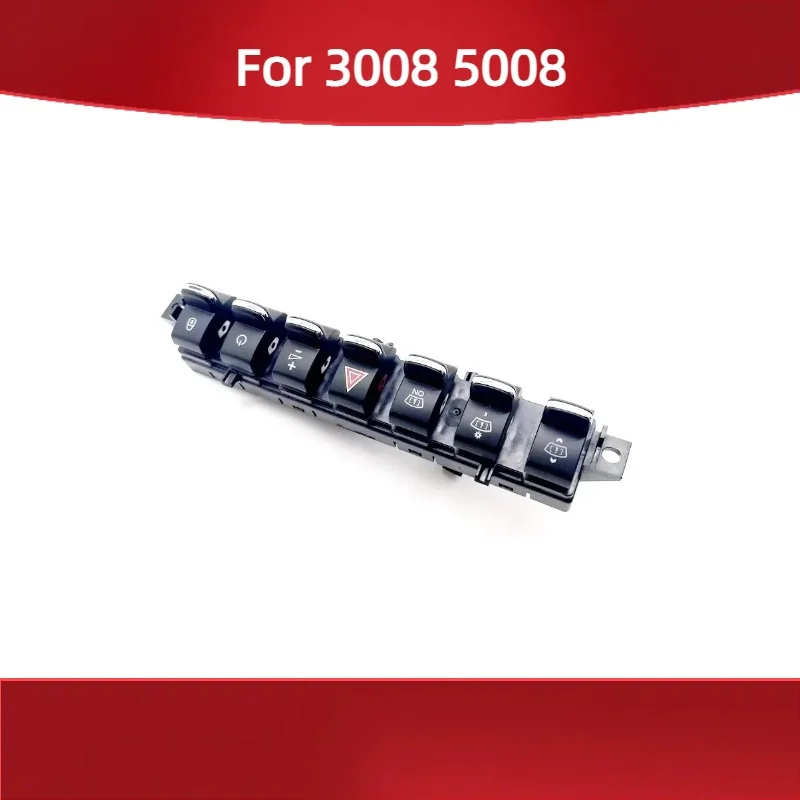 

98111309ZD подходит для Peugeot 3008 5008, летный ключ, панель прибора, переключатель аварийного освещения, кнопка воздуховыпускного отверстия, ключ фортепиано