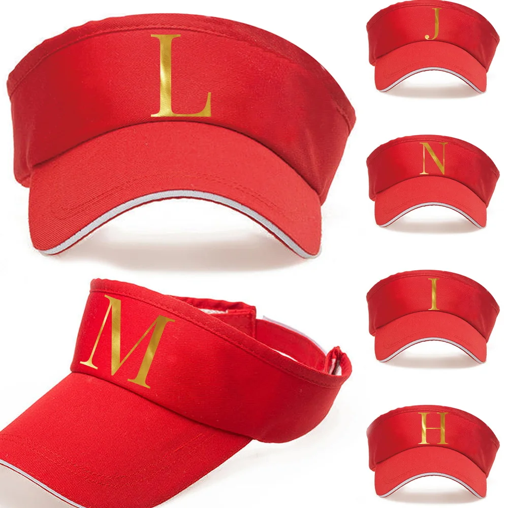 

In Stock! Women Running Empty Top Hat Outdoor Sport Long Brim Ponytail Printing Letter Series for Red Color Baseball Cap 2023