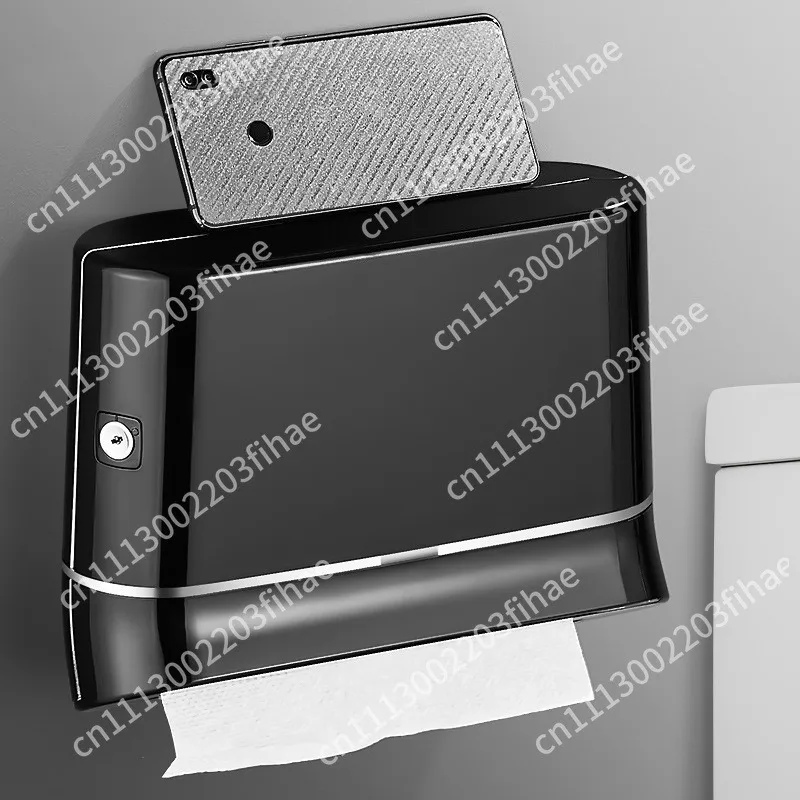 Hand wiping carton Wall-mounted bathroom Hotel commercial non-punching toilet Creative hand wiping large square tissue box
