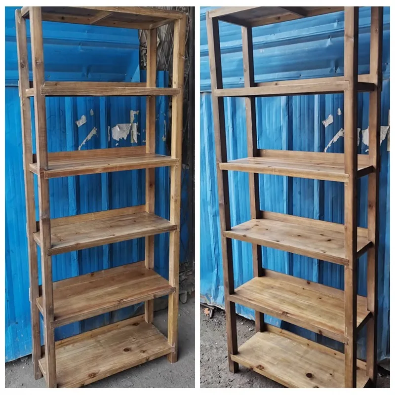 

Tea display rack shelf Solid wood room Tea shop Pu'er tea cake rack Zisha pot display cabinet flower rack