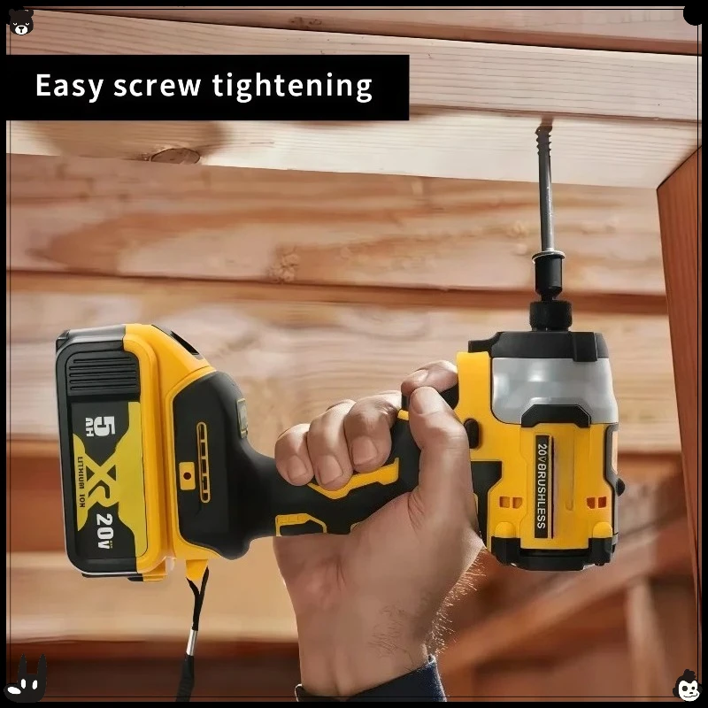 مفتاح ربط لاسلكي قابل لإعادة الشحن من Fit DCF850 Dewalt، بطارية ليثيوم كهربائية، أدوات كهربائية، عزم دوران كبير 20 فولت