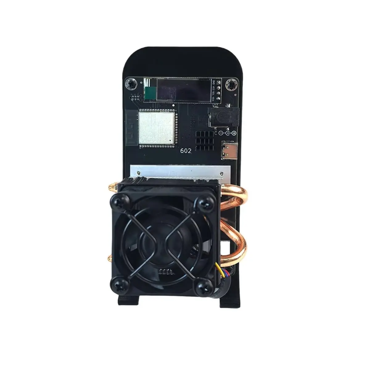 (A12R] Gamma 602 Bitcoin Solo Mining Machine 1.5-1.8TH/S Open Source Lottery Miner Includes One BM1370 Chip EU Plug