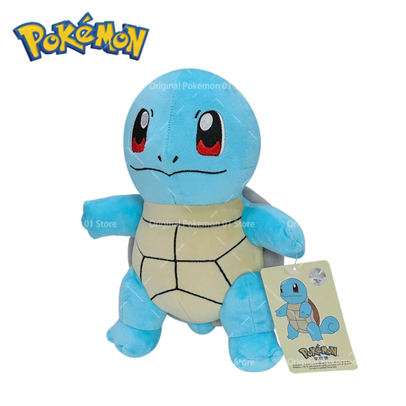 22 センチメートルオリジナルポケモンぬいぐるみかわいいゼニガメぬいぐるみ動物のおもちゃアニメ人形スロー枕誕生日プレゼント子供のための