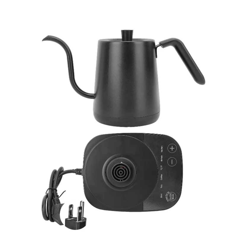 1000W Electric Water Kettle 800ml Hand Brew Coffee Pot Insulation Household Electric Gooseneck Kettle 110V/220V