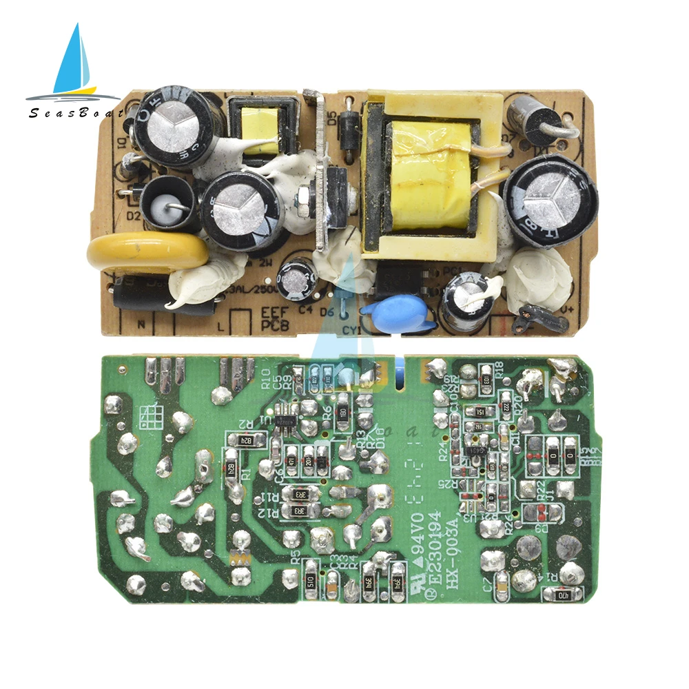 AC-DC 5V 2A/2.5A 12V 1A Switching Power Supply Module Bare Circuit 220V to 5V 12V Board for Replace/Repair