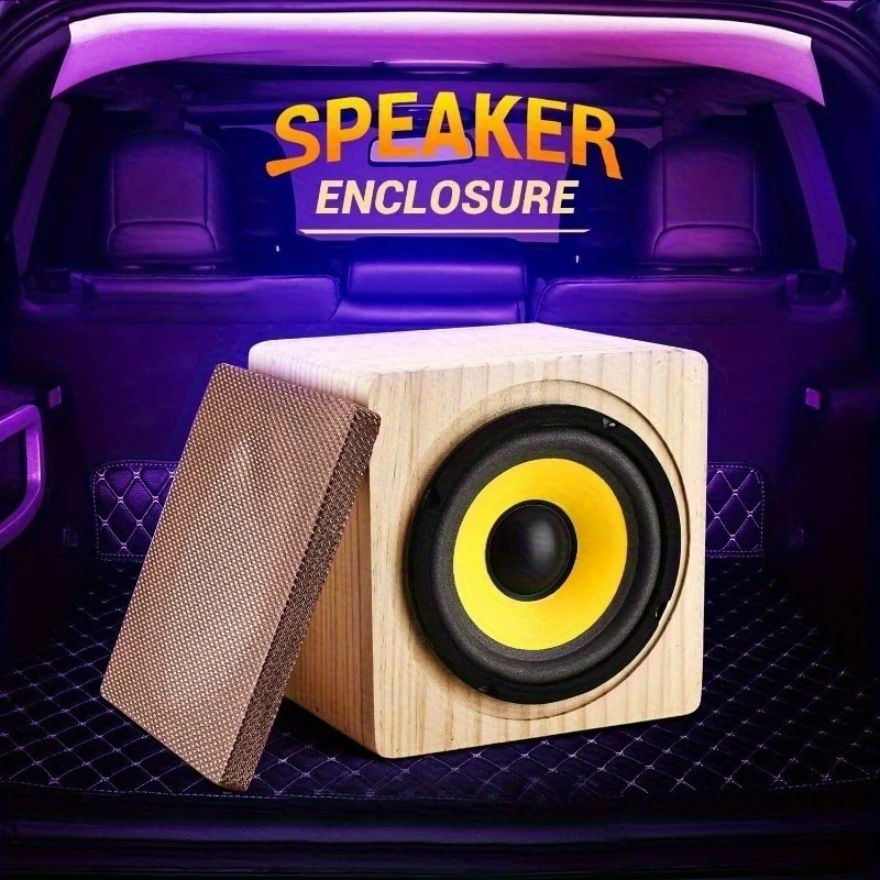 Brandneues 6,5-Zoll-/5-Zoll-/4-Zoll-Lautsprechergehäuse aus Holz, fortschrittliche Klangeffekte mit verstärktem Bass und hohlem Design, mit Schutzvorrichtung. – Detail 3