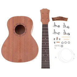 23 Inch Ukulele Kit DIY Manual Guitar Decoration Metal Musical Instrument Child Toddler Semi-craft