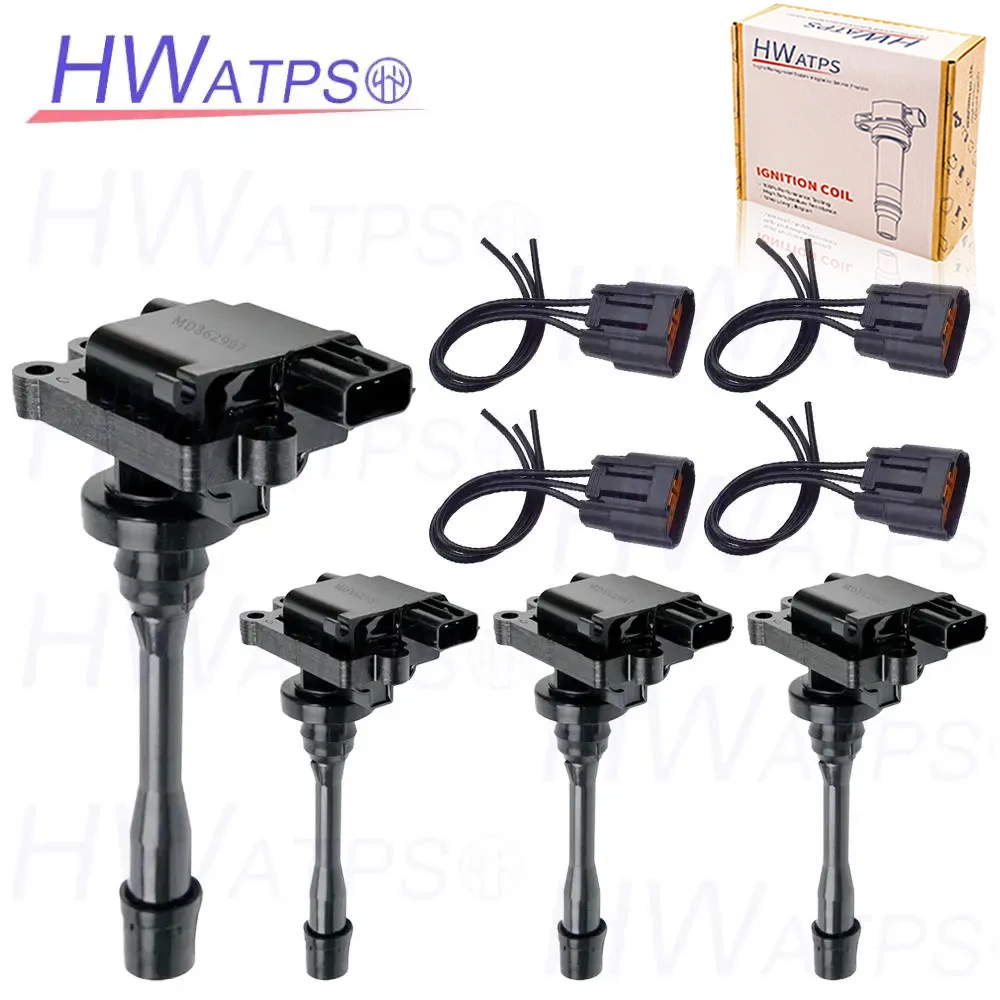 

4pcs Ignition Coil MD362907 For Mitsubishi Eclipse 00-05 Galant 2.4L 99-03 Lancer 02-07 2.0L Mirage 1.8L FL01623Z05 5C1091 UF295