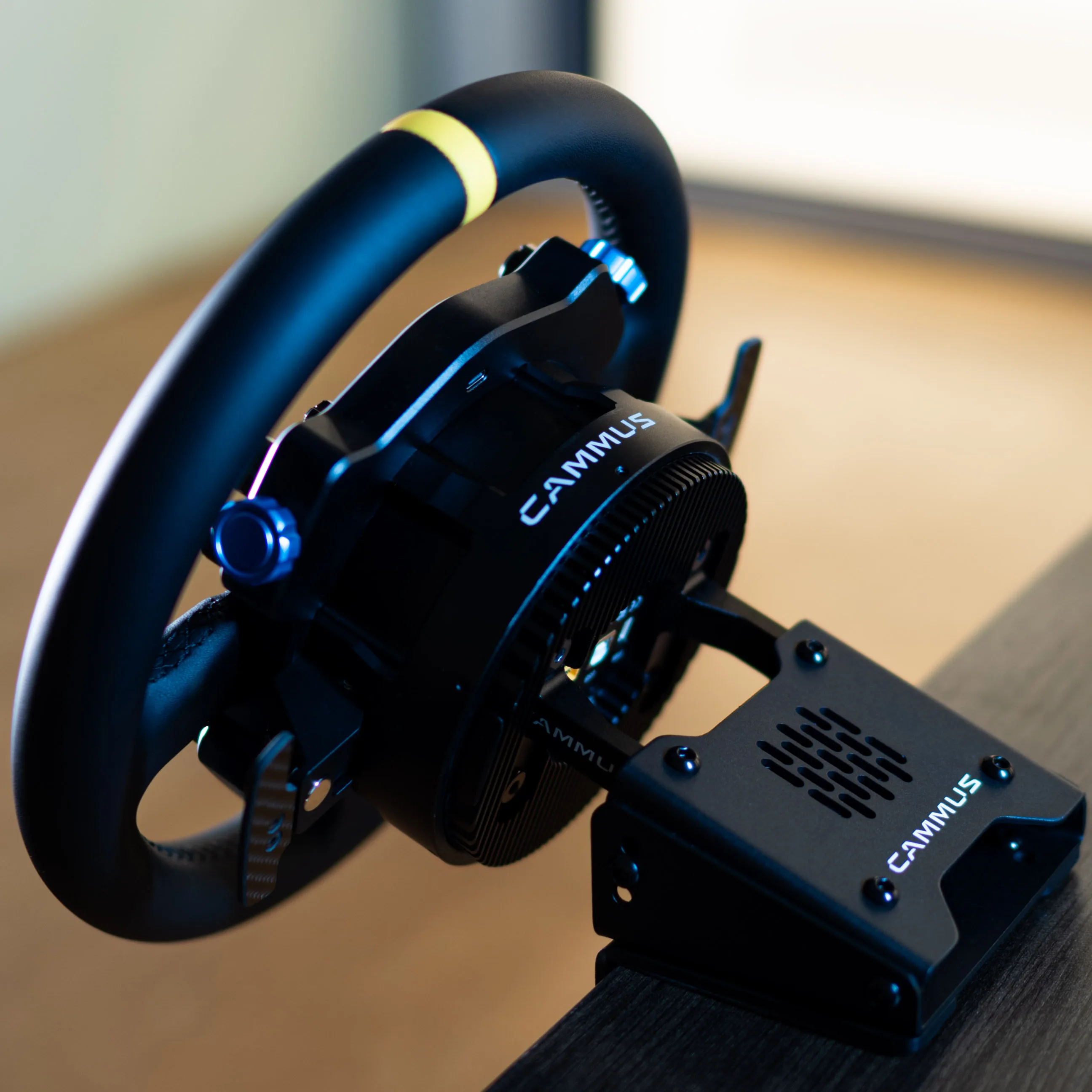 C12 Direct Drive Aluminum Racing Steering Wheel and Pedal with 12Nm Torque for PC Gaming