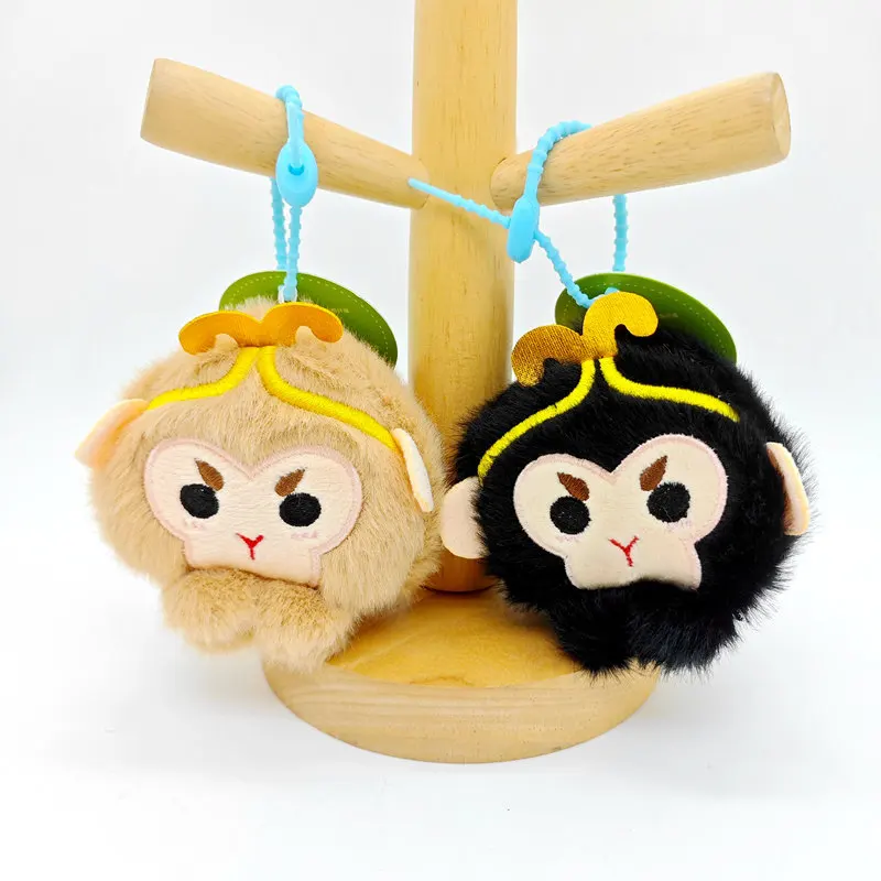 Black Myth: Wukong Peripheral Products The Destined One Cartoon Plush Toy Keychain Exquisite Beautiful Brithday Gift for Friend