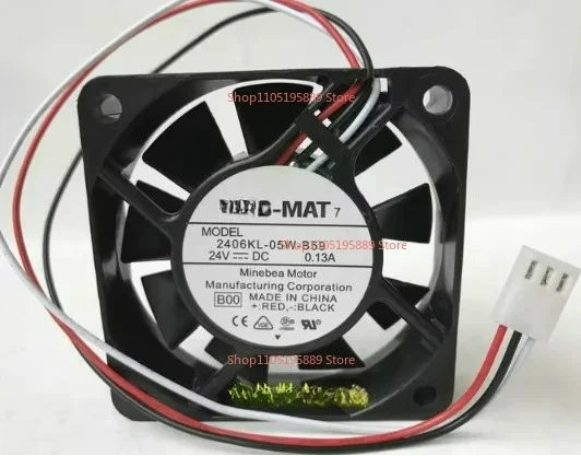 

New Cooling Fan for NMB-MAT 2406KL-05W-B59 Fanuc Drive Fan 24V 0.13A A90L-0001-0529/0506/135 60*60*15MM