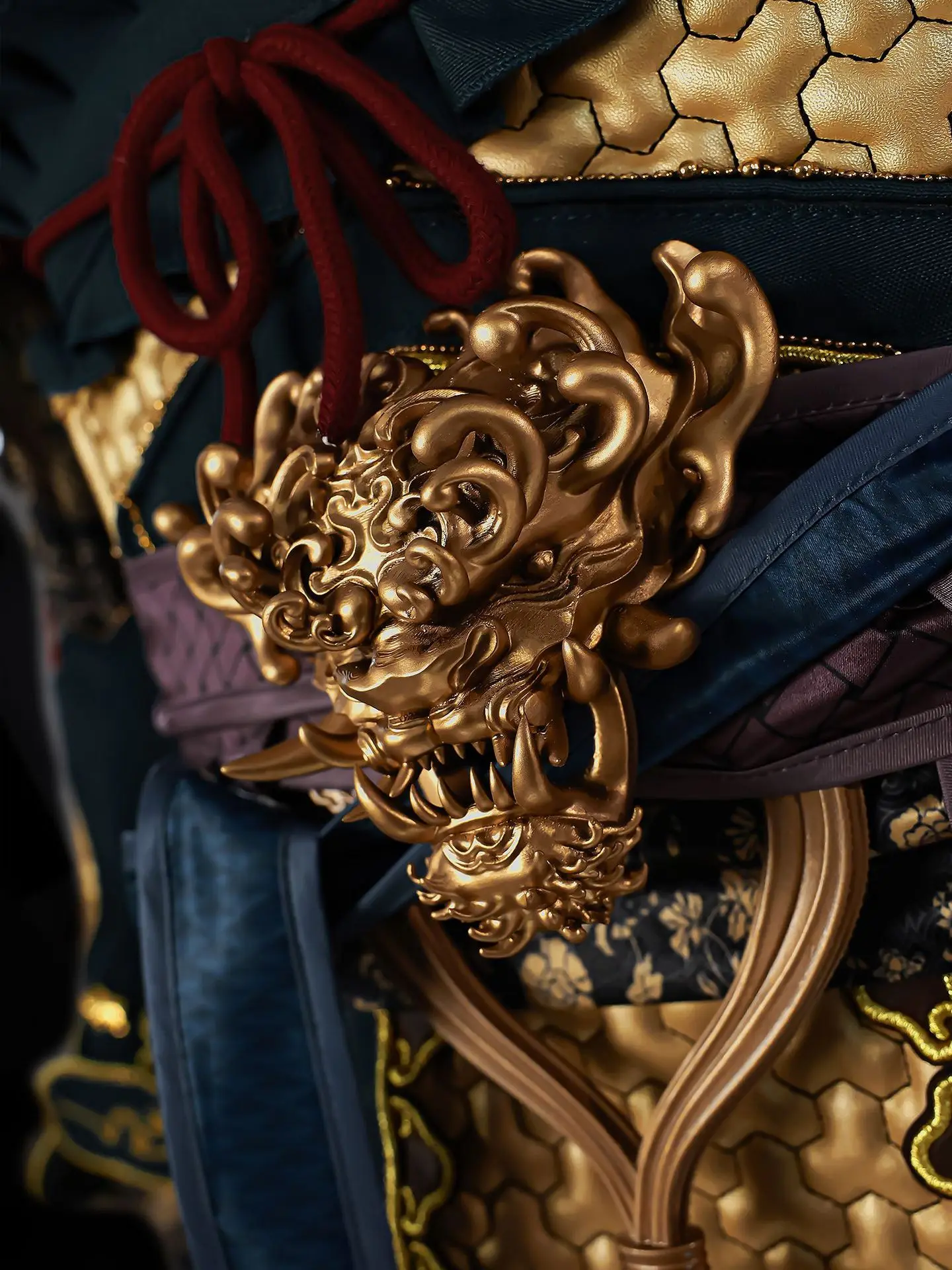 ตํานานสีดํา Wukong COS เกมเซิร์ฟเวอร์อะนิเมะคอสเพลย์เกราะเสื้อผ้าสไตล์จีนเกราะ C Server ชุด Top Gear