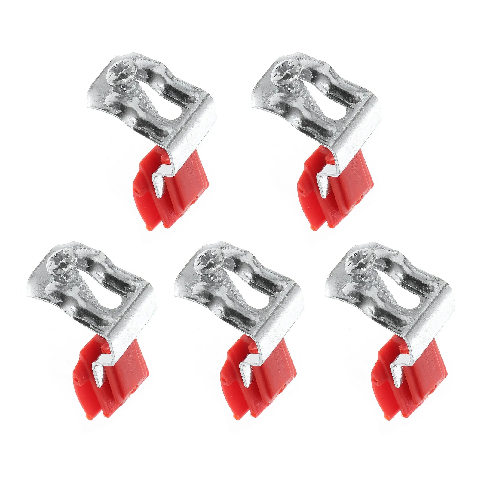 5 Pcs Sink Mounting Clips Kitchen Fittings Fixing Tool Gadget Suite Indoor Red Clamp