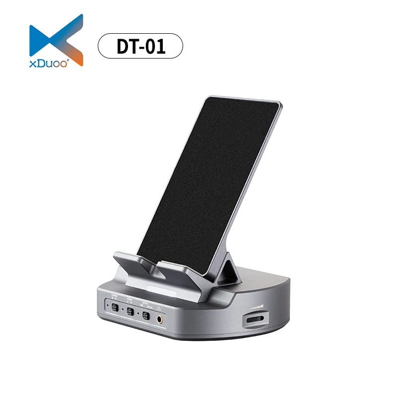 XDUOO DT-01 HiFi Turntable For Phone Convert USB to Coaxial/Optical/Aux USB support DSD256 32Bit/384kHz