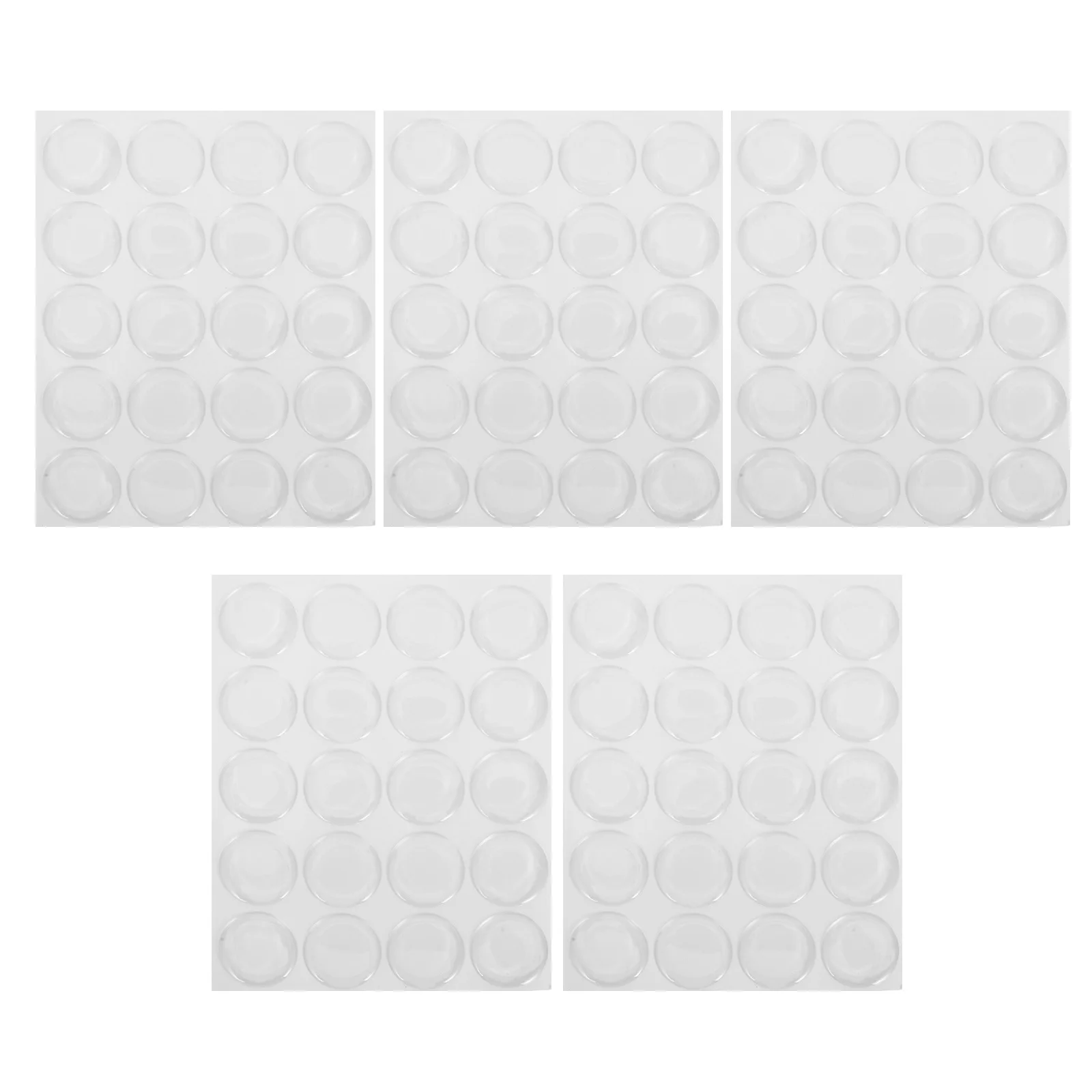 

100Pcs Round Time Gemstone Resin Cabochons 25mm Flat Back Self-Adhesive Sticker Patch DIY Craft Supplies for Jewelry Picture