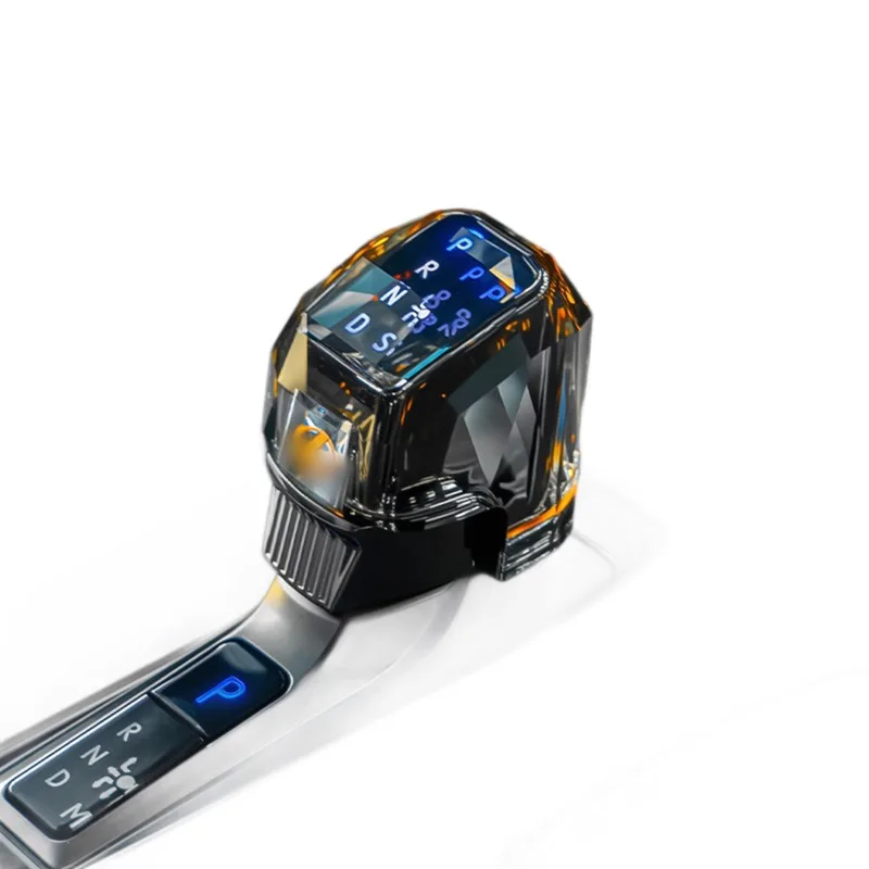 Suitable for multi-functional imitation crystal gear for cars, modified and upgraded interior gear head