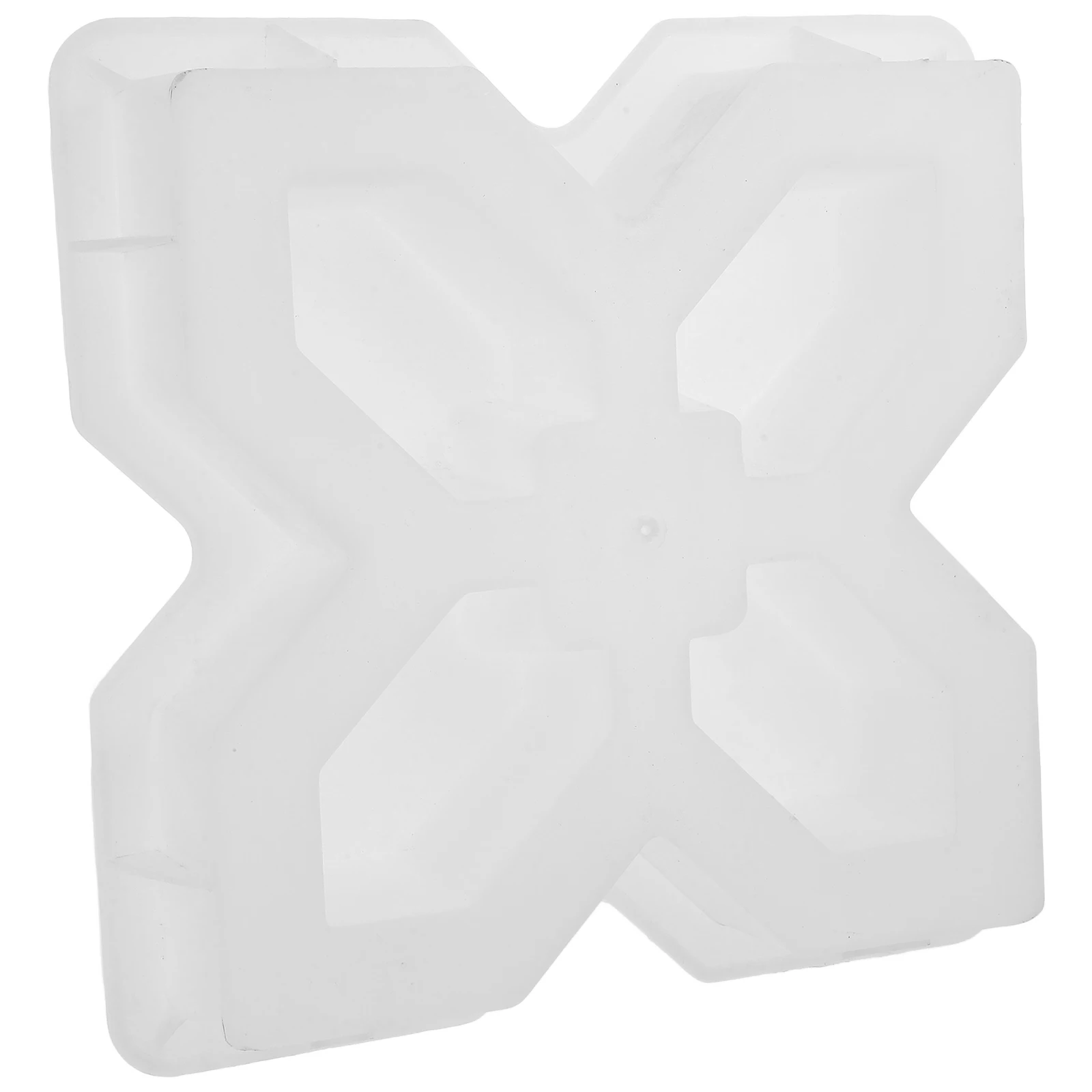 

Concrete Molds for Walkways Flower Wall Tiles Stepping Banding White