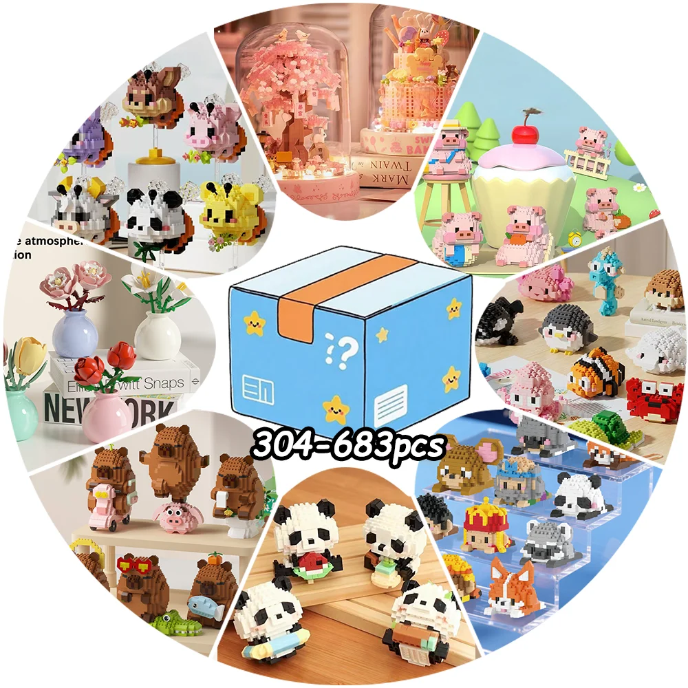 

Random building block blind boxes, disassemble to create assembly surprises, enjoy a relaxing time while disassembling