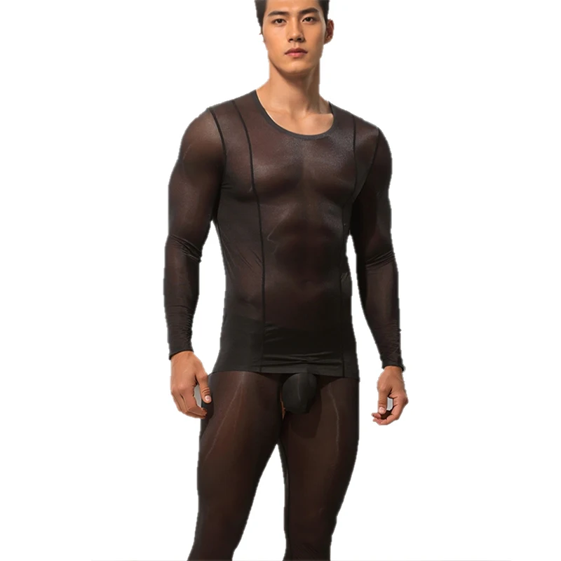 

Осенне-весенние глянцевые леггинсы с открытой промежностью, комплект из 2 предметов, майка больших размеров, трусы, пижамы для сна