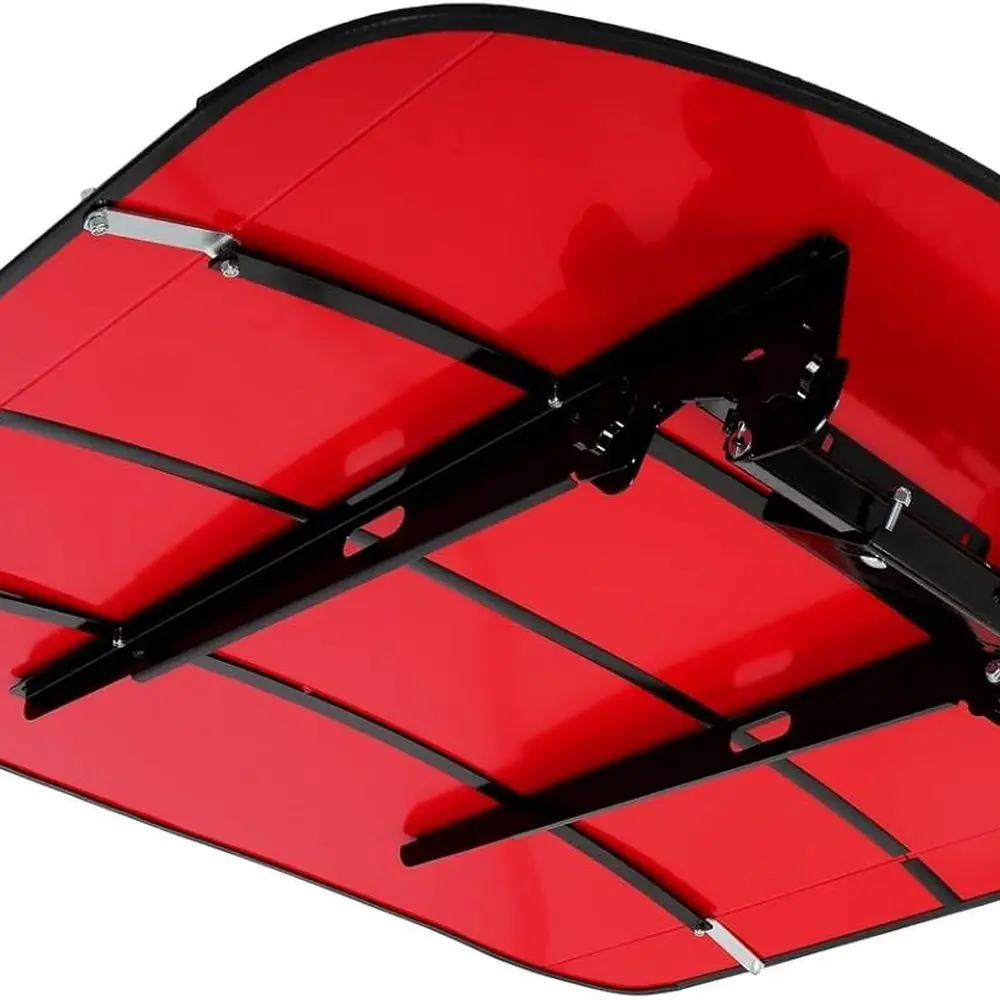 52 x 52 Durable Red Tractor Sunshade Canopy for Enhanced Protection with ROPS