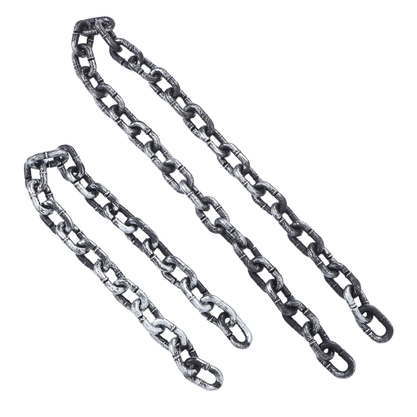 

2 шт. реалистичные пенопластовые цепи для Хэллоуина, легкие аксессуары для костюмов, украшение для вечеринок в стиле «Дом с привидениями»