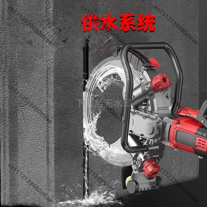 9890W High Frequency Brushless Ring Saw, 220V 3000RPM Concrete Wall Cutter, High Power Portable Building Cutting Machine