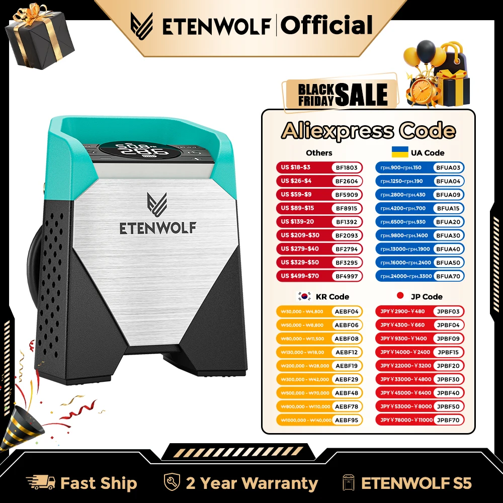 yZ[zETENWOLF ZEPHYR S5/S5C |[^u^CCt[^[ wr[f[eB[J[RvbT[ 160PSI &15600mAh sbNAbvgbNAԃ^CAoCNp