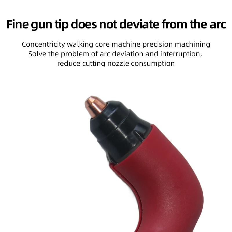 Inverter DC Air Plasma Torch S45 Head Body Air-cooled Cutting Torch for CNC Plasma Cutting Machine Central Connector