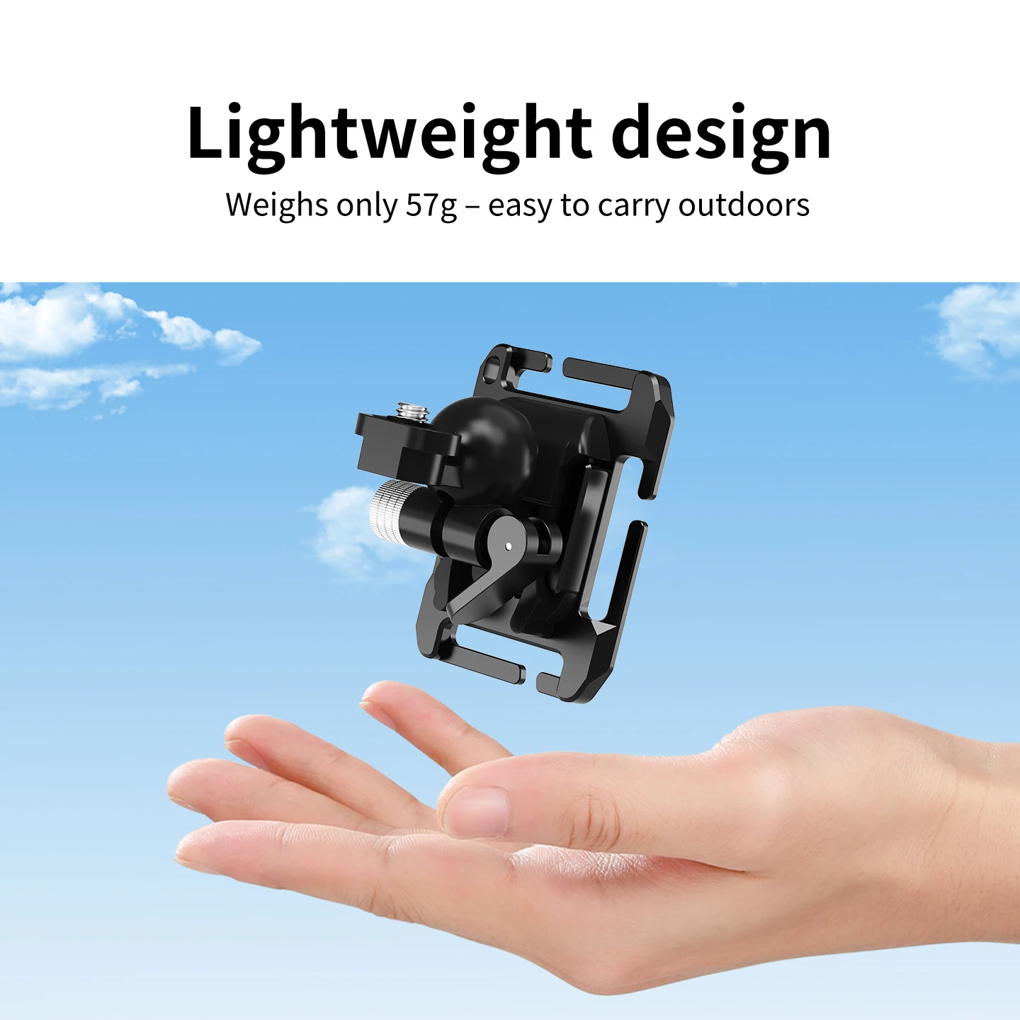 Taktische Weste MOLLE Kamerahalterung für Outdoor POV Aluminium-Basis 360° Kugelkopf Stativadapter für GoPro 13 DJI OSMO Pocket 4 – Detail 5