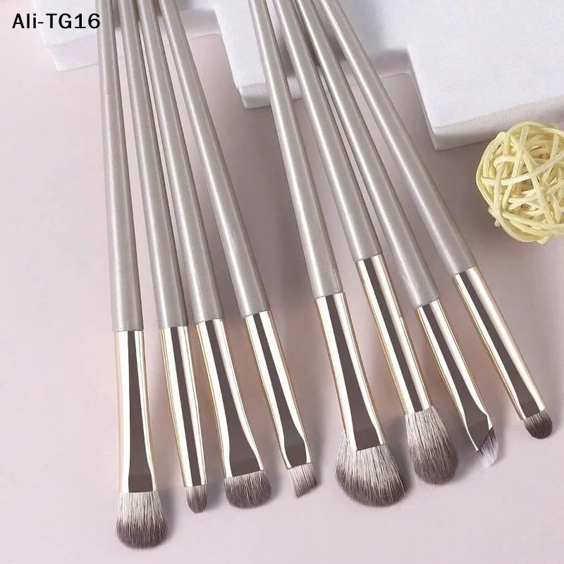 8-teiliges Augen-Make-up-Pinsel-Set, Detail-Lidschattenpinsel, Make-up-Pinsel, Ultra-Weicher Lidschatten- und Eyeliner-Make-up-Tool