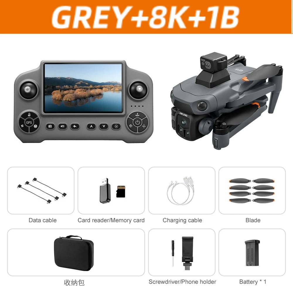 Lenovo V918 MAX GPS Dron Borstelloze motor HD-camera RC-scherm Slimme obstakelvermijding Quadcopter Intelligent vliegend speelgoed Nieuw