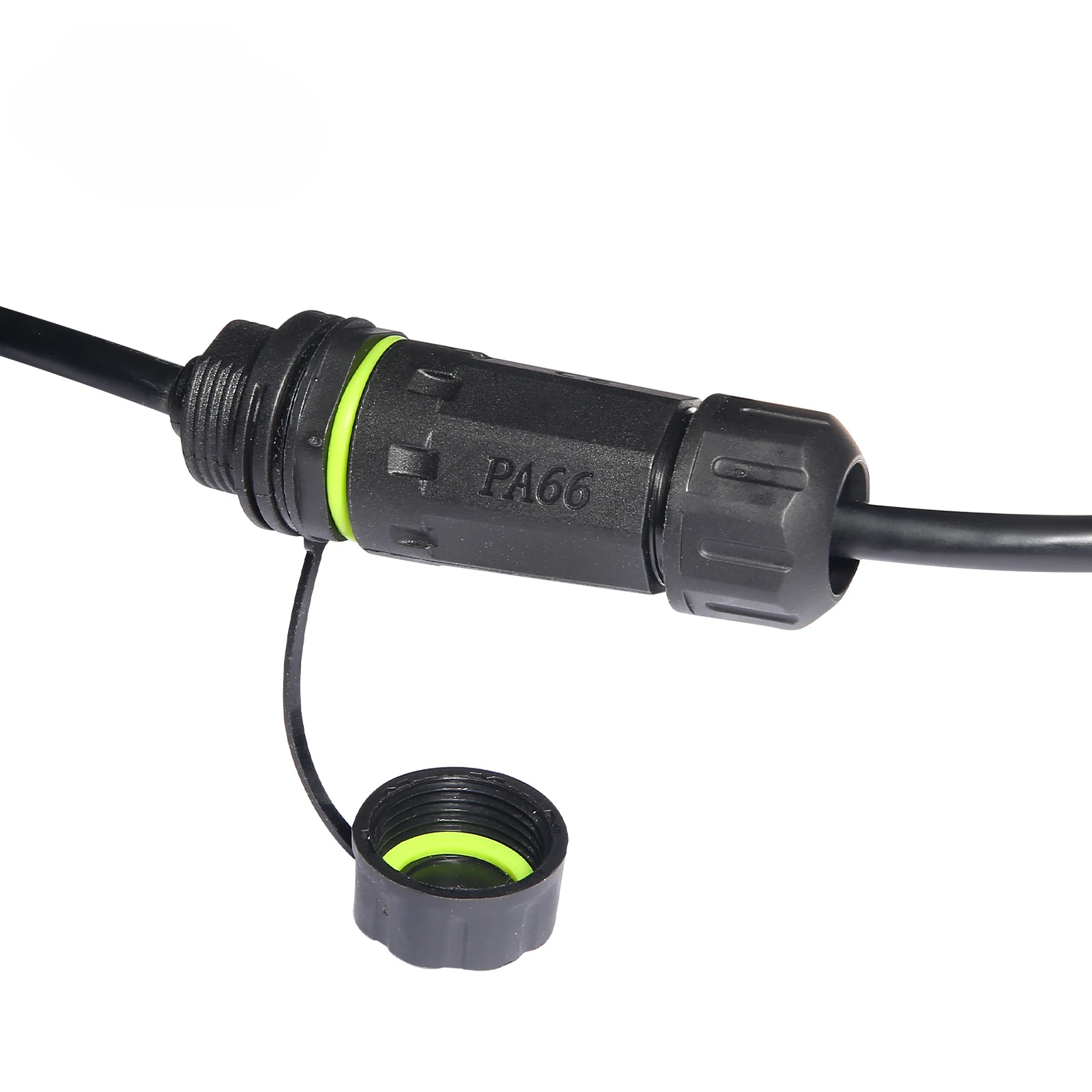 New rj45 panel mount Connector RJ45 CAT6A Ethernet Jack Waterproof connector With network cable 250mm