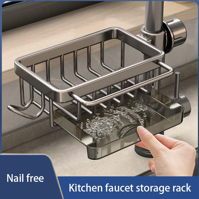 

Faucet Storage Rack Kitchen Storage Rack Rag Rack Multi-function Sink Dishwasher Storage Rack