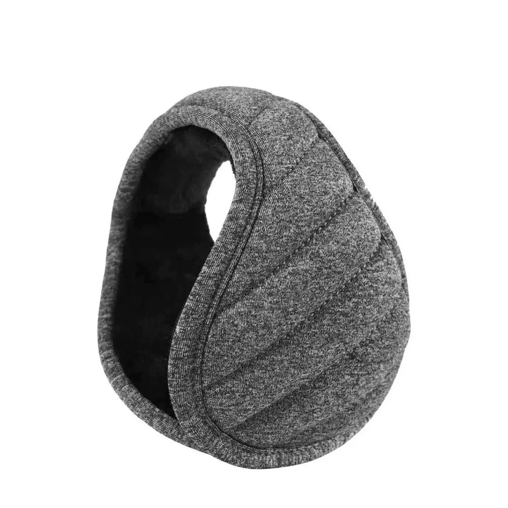 Universal Thick Lined Winter Earmuffs Lightweight Fold Soft Windproof Ear Covers Collapsible Earmuffs For Men Women