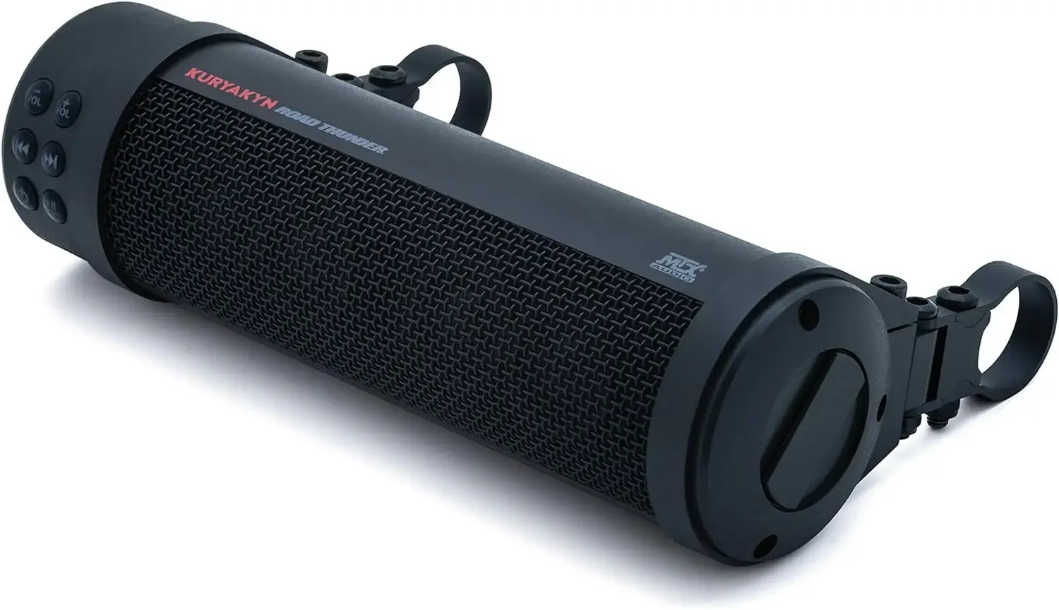 Kuryakyn 2720 MTX Road Thunder Weather Resistant Motorcycle Sound Bar Plus: 300 Watt Handlebar Mounted Audio Speakers