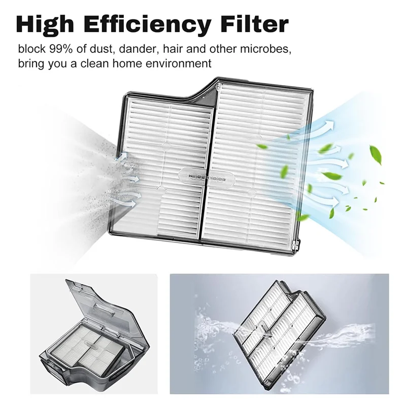 

A99G-32 Pcs For Roborock Saros 10/ G30/ S9 Maxv Ultra Sweeper Accessories Roller Side Brush HEPA Filter Mop Pad Dust Bag