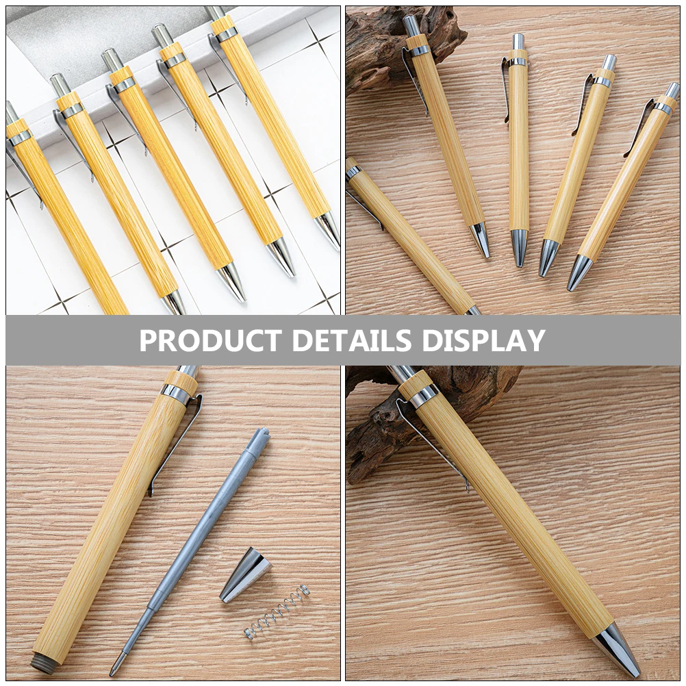 

12 Pcs Daily Use Ballpoint Pen Hand Writing Pens Stationery Accessory School Metal Office Portable