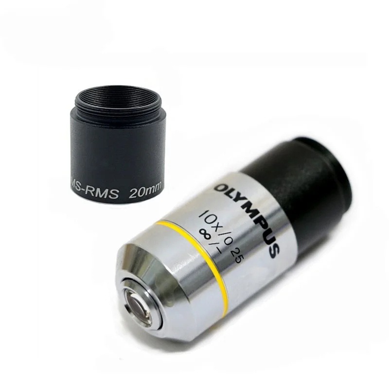 Anneau d'extension parfocal RMS en alliage d'aluminium noir pour objectif de microscope Olympus Leica Nikon Zeiss – Vente Flash