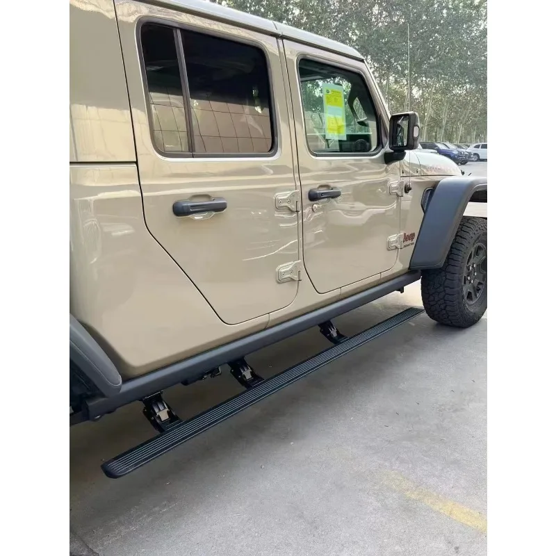

Car Exterior Accessories Parts Kit Car Led Pedal Aluminum Step Running Board for jeep Gladiator Electric Side Step