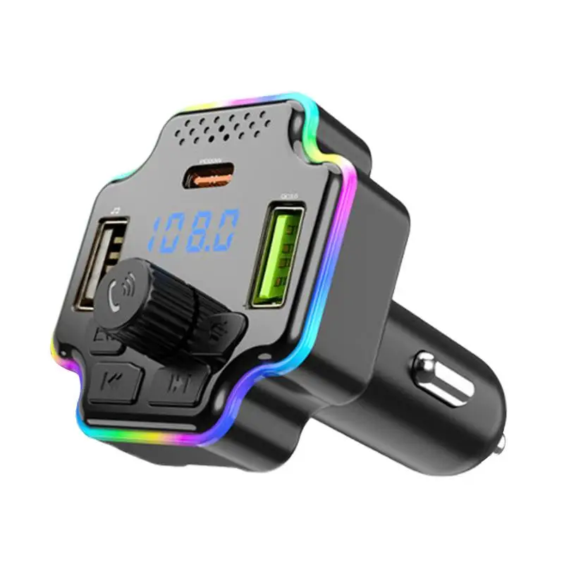 

Wireless Car MP3 Player USB Car FM Transmitter Powerful Car Charger Car Radio Music Adapter For Travel Daily Life Commuting