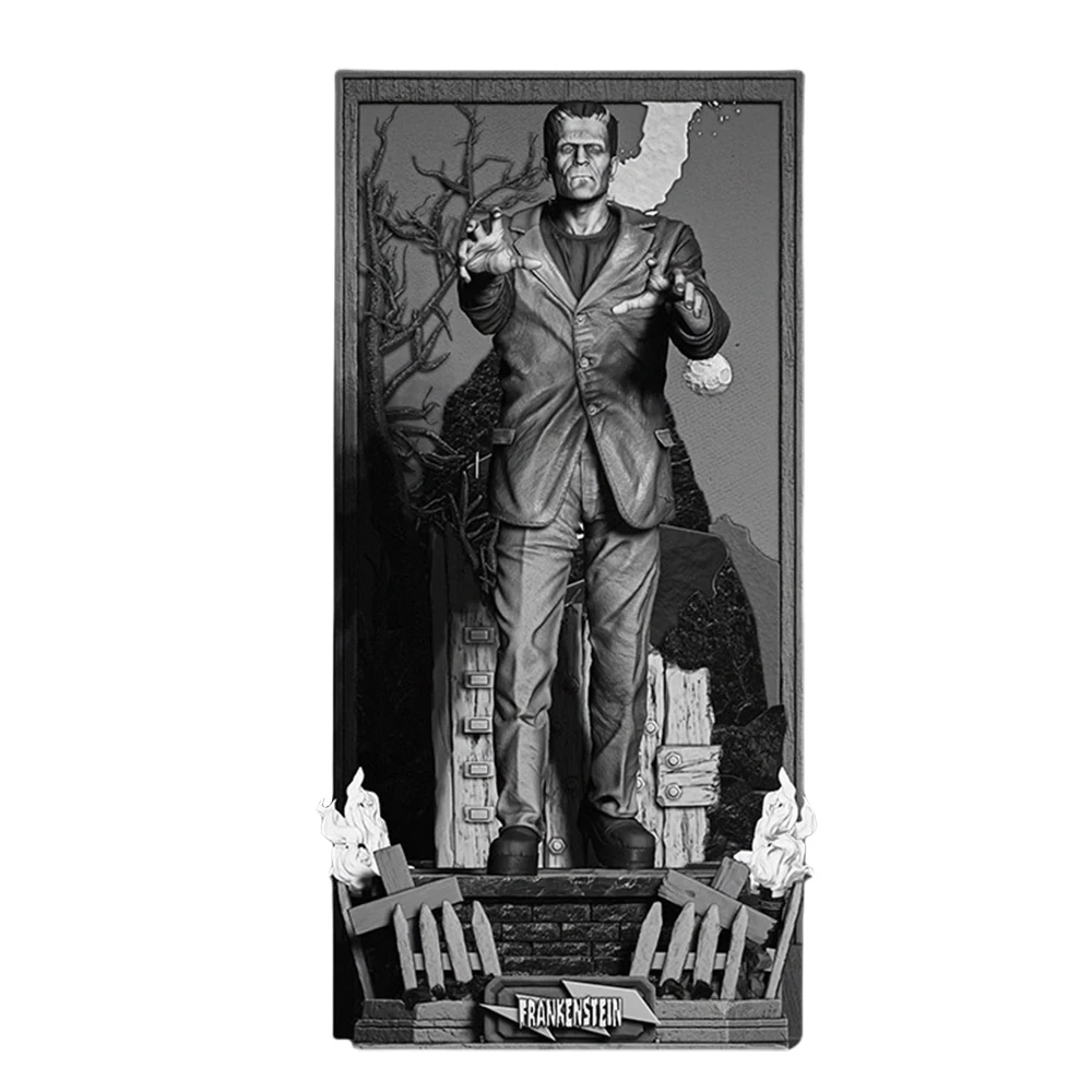 Monster Frank Figur 1:16 Miniatur-Harzmodellbausatz, unbemalter Plastikmodellbausatz A720 – Detail 2