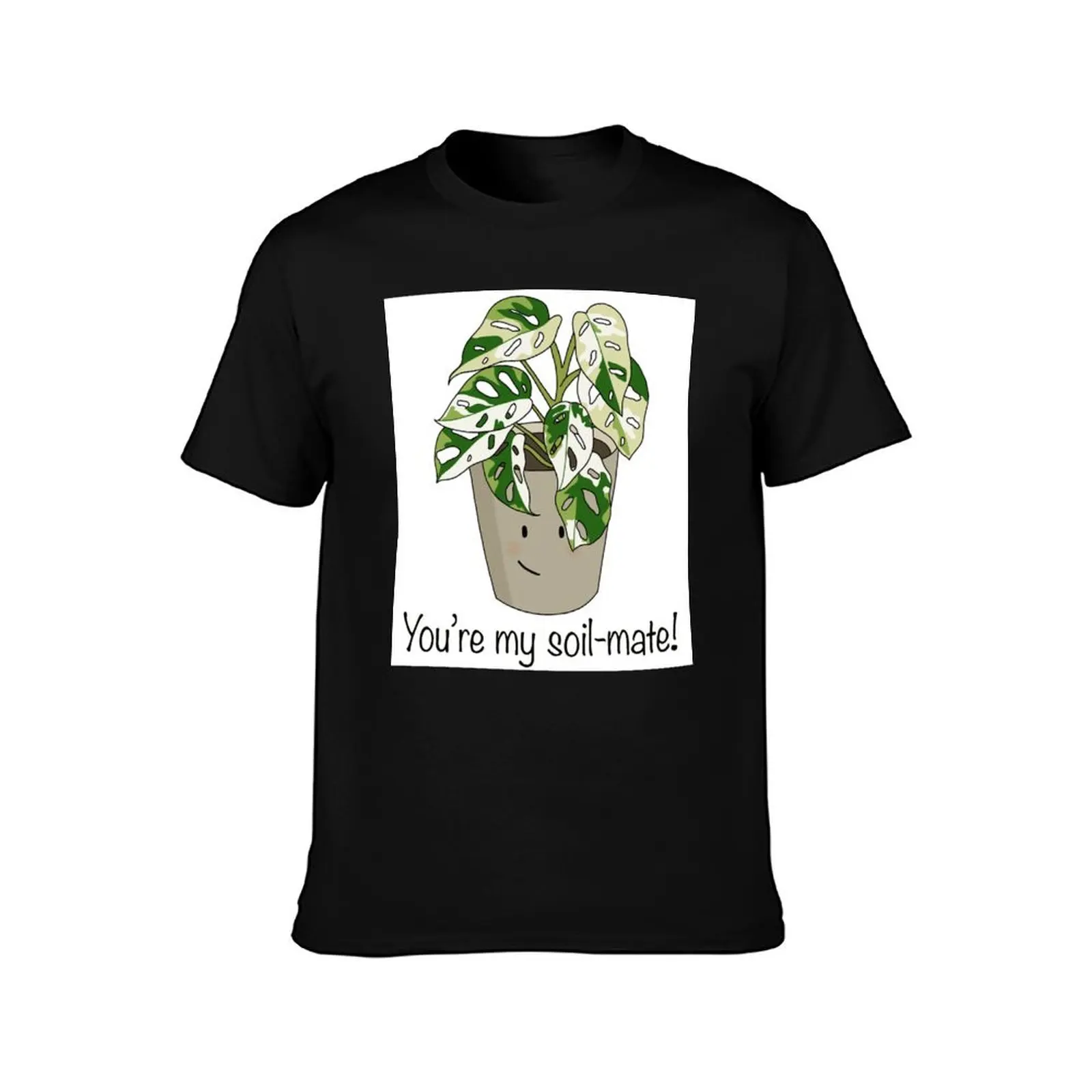 Monstera Deliciosa Variegata (White Monstera) T-Shirt Casual Basic Short Sleeve T-Shirt