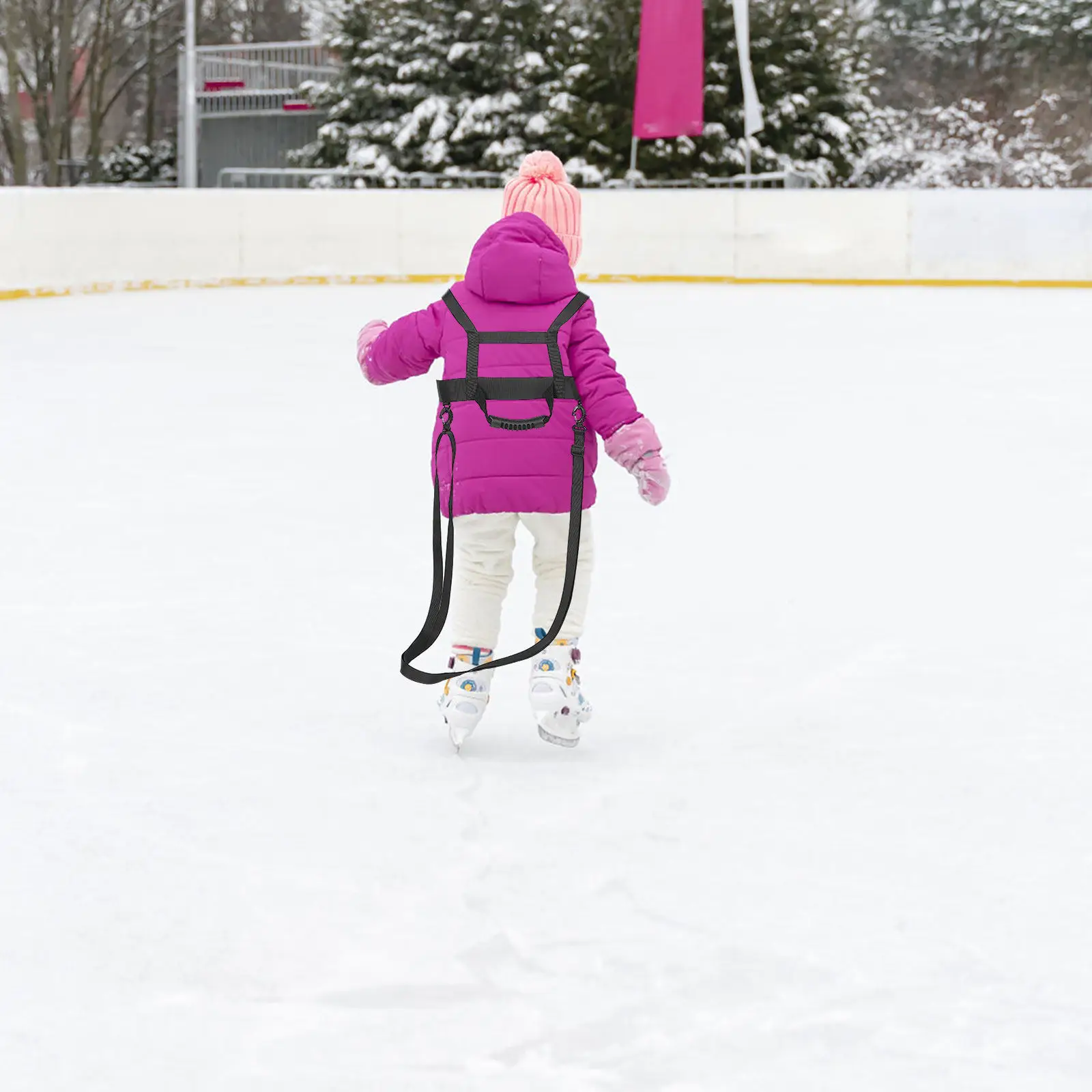 

Ski Snowboard Training Harness Anti-Fall Leashes Learn Snowplow Technique Ski Accessories Trainer