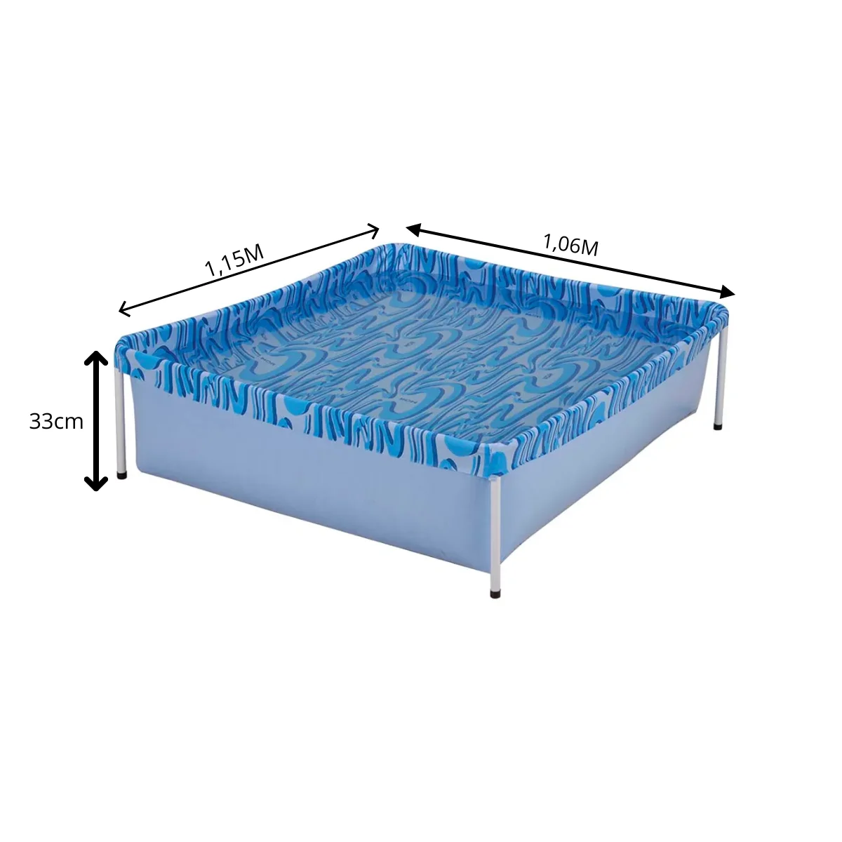 Children's Pool Disposable Resistant Rectangular 400L MOR