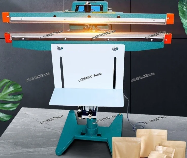 Foot Control Pneumatic Sealing Equipment High Power Heating Design Industrial Bag Sealer For Composite Pouch