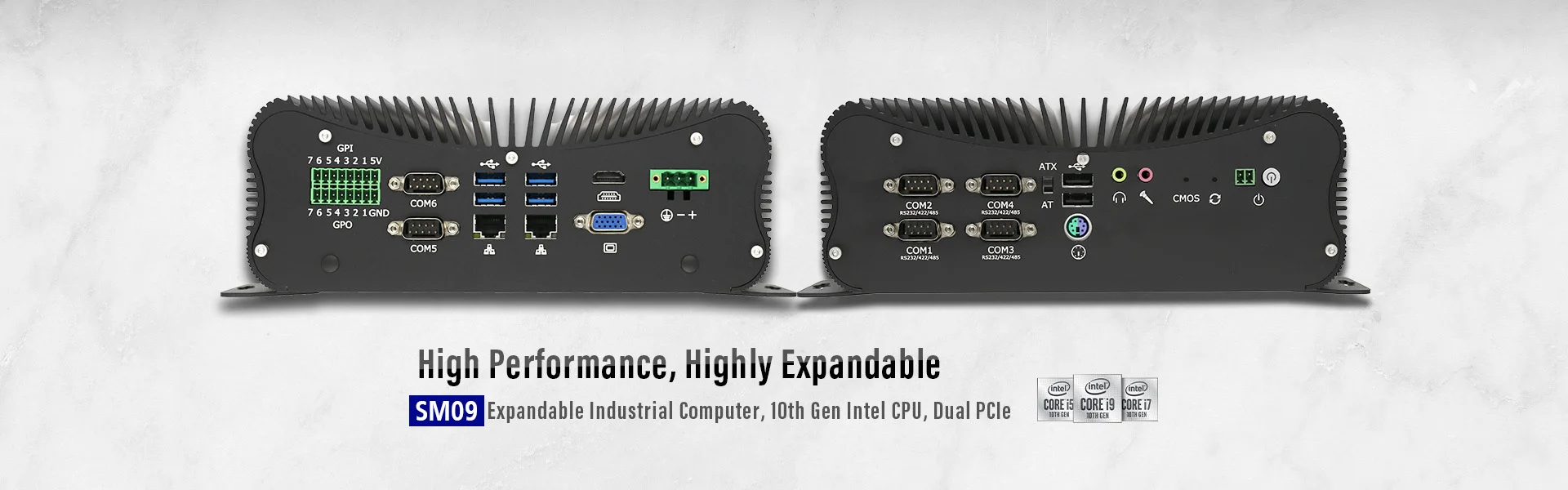 Sihovision 第11世代、第12世代、第13世代 I5-1335U I7-1265U ファンレス組込み産業用ミニPC デュアルLAN WiFi Linux Windows搭載