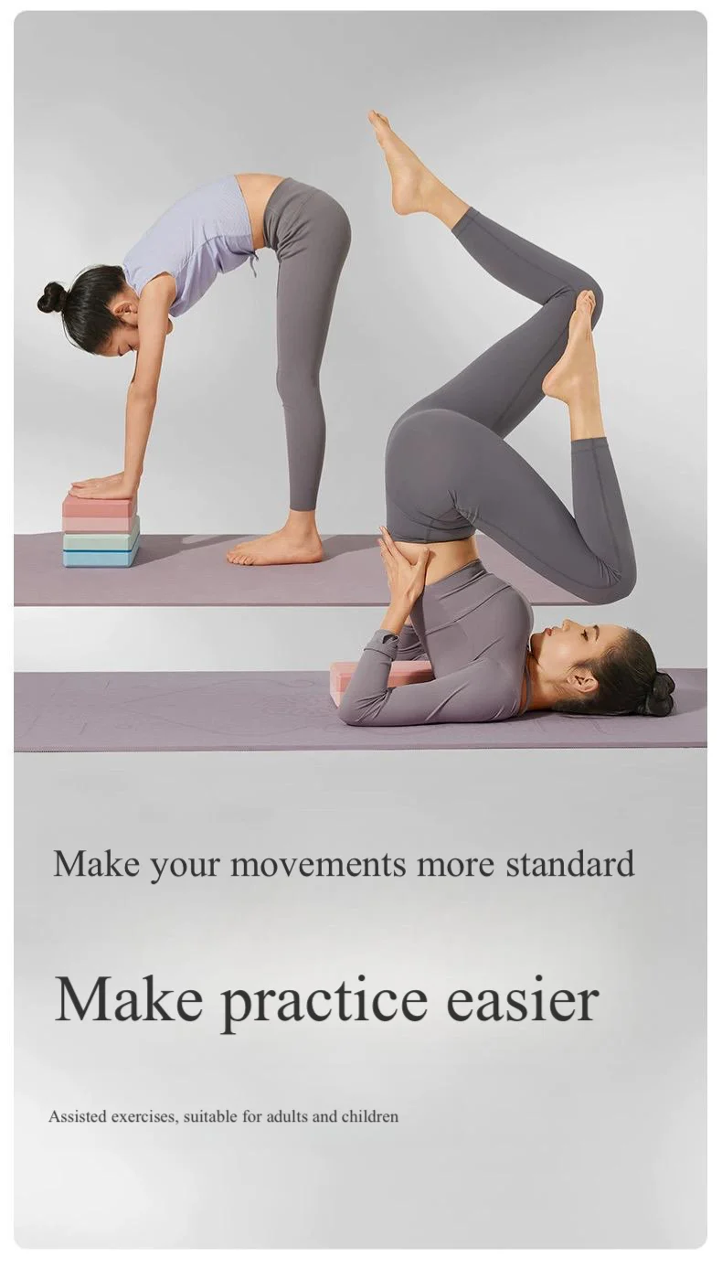 Bloques de yoga para mujeres, bloques de baile profesionales, bloques de esterilla de yoga específicos para adultos para fitness en casa
