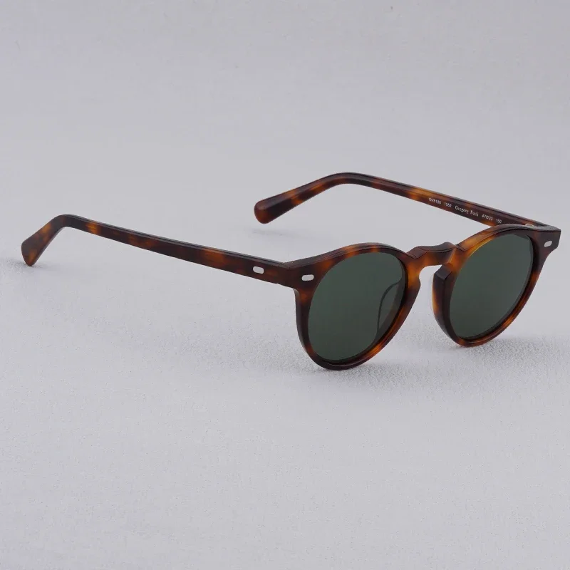 47size Ov 5186 Gregory Peck Brand Men Women Sunglasses Vintage Acetate Retro Style Sun Glasses Oculos De Sol