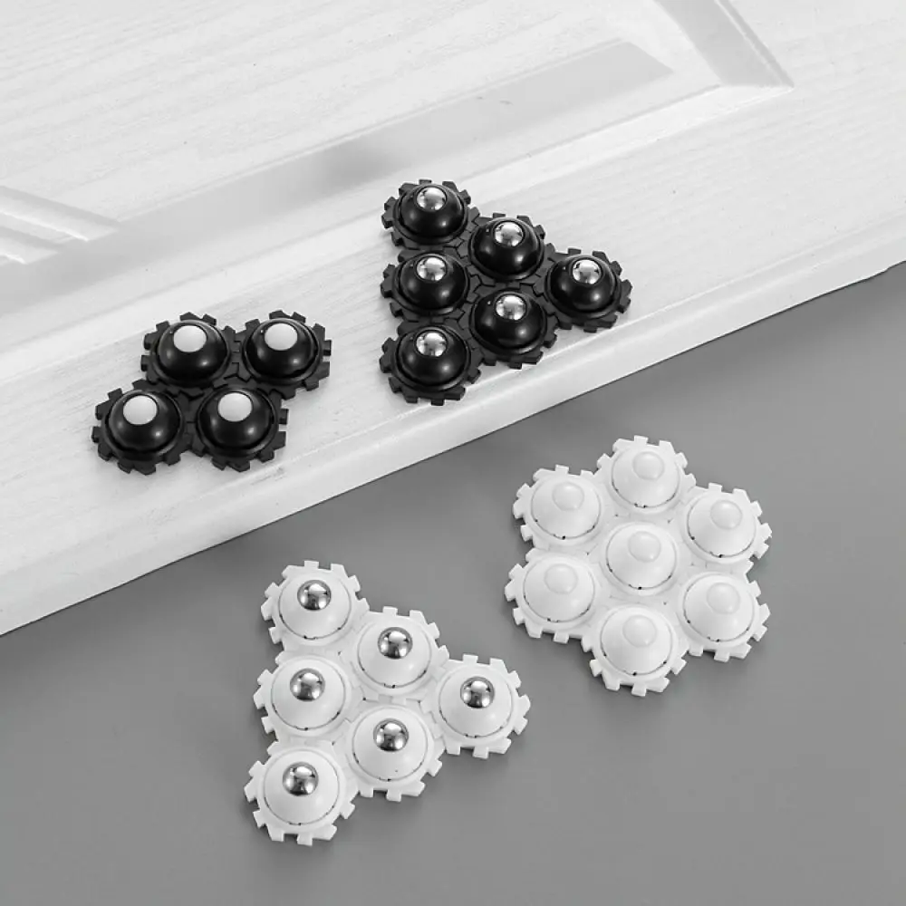 Rotation Caster Wheel For Storage Box Adhesive Silent Ball Bearing Heavy Duty Furniture Mover Tool Home Organizer Pad